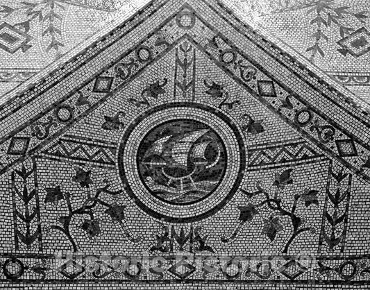 Photo - Ceiling Mosaic Detail at The Thomas Jefferson Building of The Library of Congress, Washington, D.C.- Fine Art Photo Reporduction