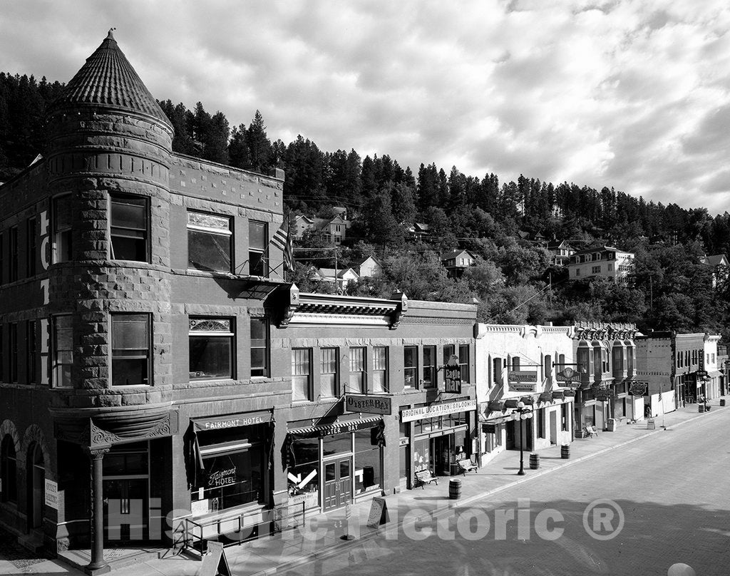 Photo - This Old Mining Town has seen Many restorations, financed by Revenue from Casino Gambling. Deadwood, South Dakota- Fine Art Photo Reporduction