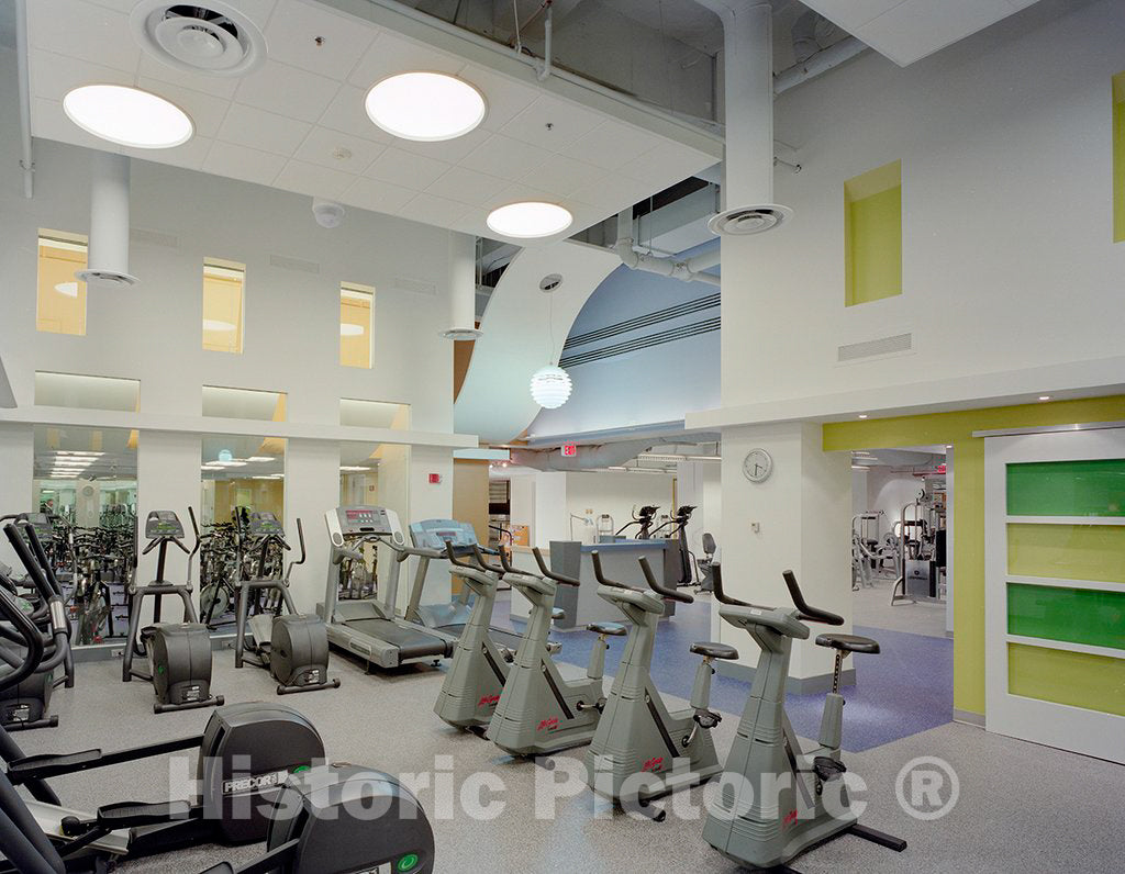 Photo - Fitness Center in an Office Building- Fine Art Photo Reporduction