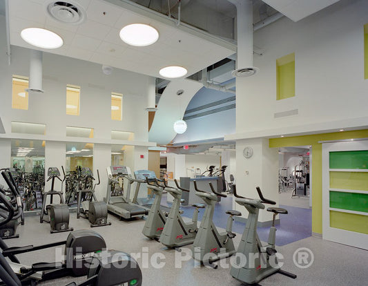 Photo - Fitness Center in an Office Building- Fine Art Photo Reporduction