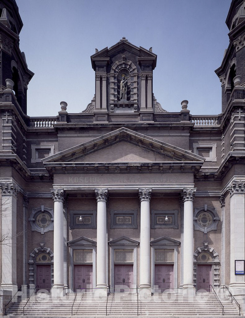 Chicago, IL Photo - Holy Trinity Catholic Church, which Holds Some Services in Polish, Chicago, Illinois