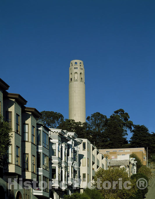 San Francisco, CA Photo - Coit Tower, ATOP Telegraph Hill, San Francisco, California