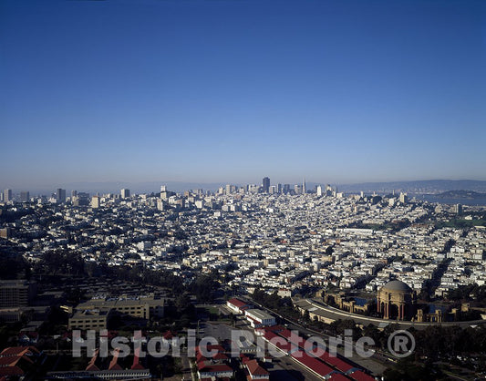 San Francisco, CA Photo - Aerial View of Downtown San Francisco, California
