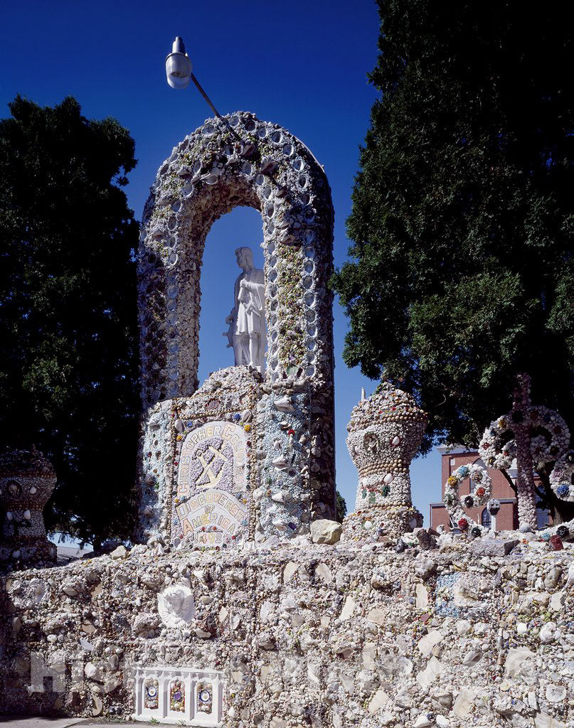 Dickeyville, WI Photo - Stone grotto built by Father Matthias Wernerus, pastor of the local Catholic church, Dickeyville, Wisconsin