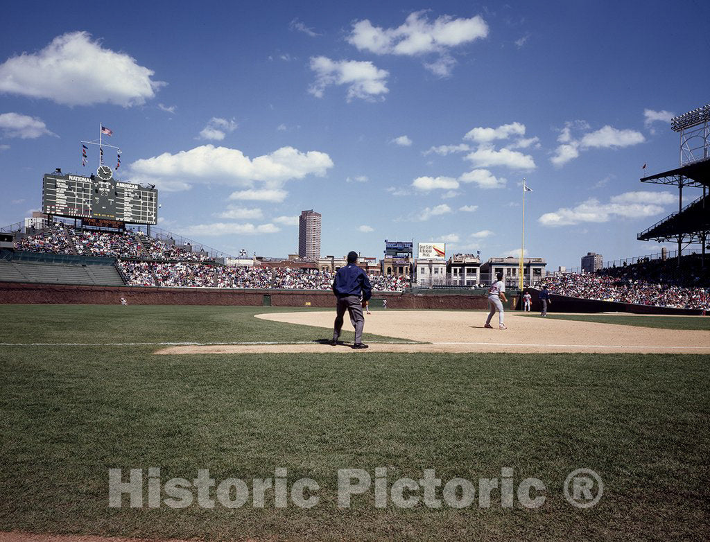 Chicago, IL Photo - Ballgame at Historic Wrigley Field, Chicago, Illinois