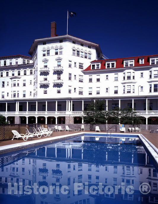 Bretton Woods, NH Photo - Outdoor Pool at The Mount Washington Hotel and Resort, Bretton Woods, New Hampshire