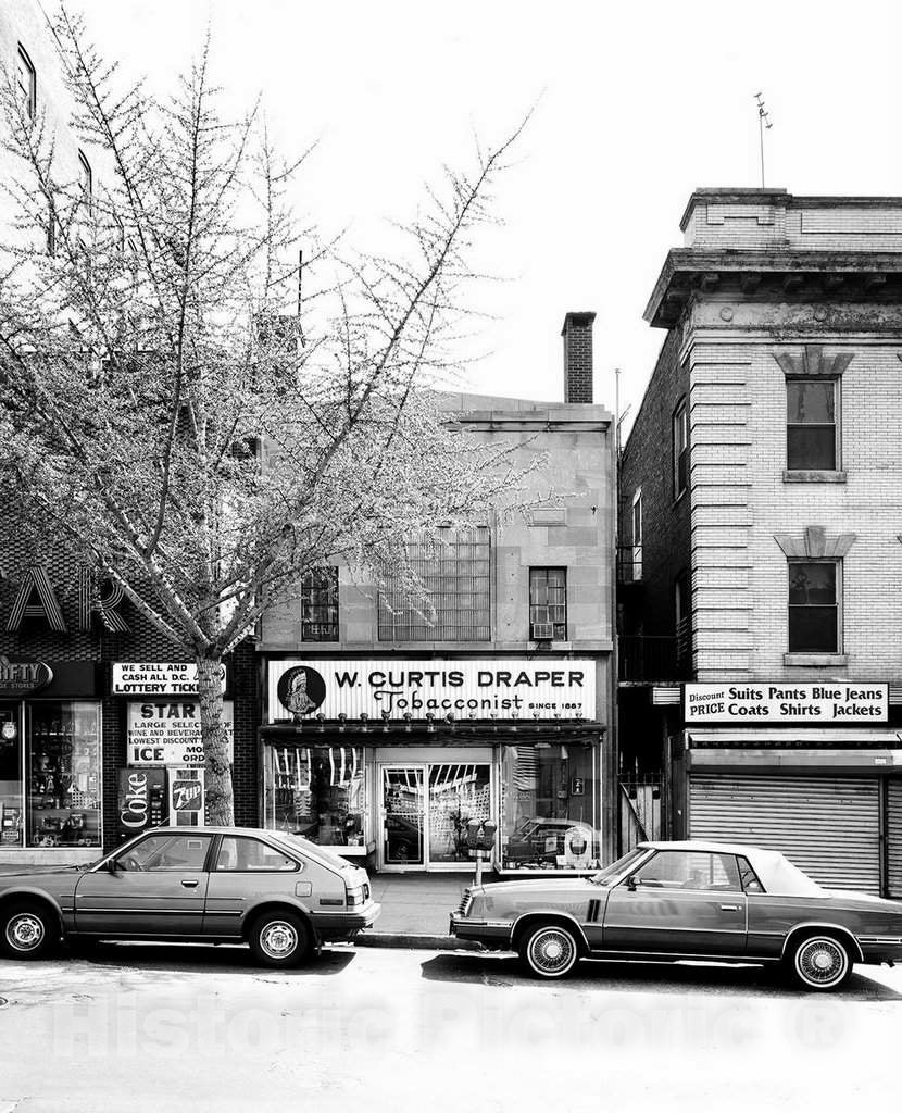 Photo - Stores at 11th and E Streets, N.W, Washington, D.C, Photoed before they were demolished to make way for new buildings- Fine Art Photo Reporduction