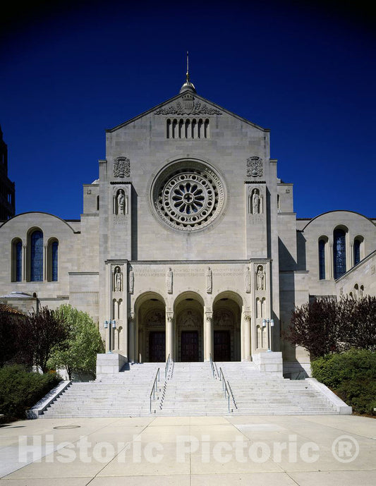 Photo- Basilica of The National Shrine of The Immaculate Conception on The Campus of The Catholic University of America, Washington, D.C. 1 Fine Art Photo Reproduction