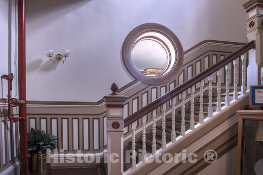 Vicksburg, MS Photo - Stairs at The Mississippi River Commission Building-