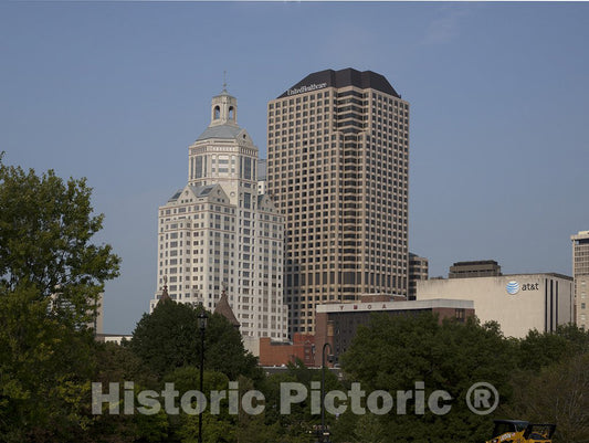 Hartford, CT Photo - Skyline View of Hartford, Connecticut