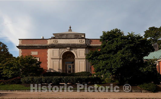 Photo- The B.C. Scranton Library Built in 1900 by Architect Henry Bacon in Madison, Connecticut 2 Fine Art Photo Reproduction