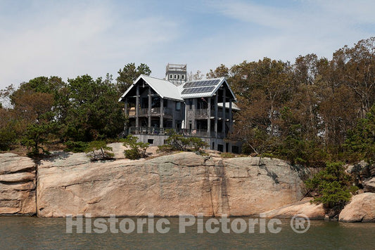 Photo- Thimble Islands Archipelago in The Long Island Sound, Branford, Connecticut 1 Fine Art Photo Reproduction