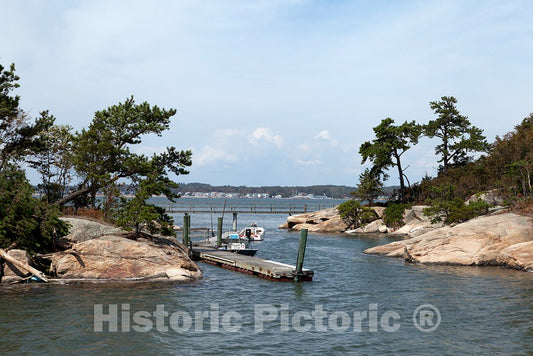 Photo- Thimble Islands Archipelago in The Long Island Sound, Branford, Connecticut 2 Fine Art Photo Reproduction