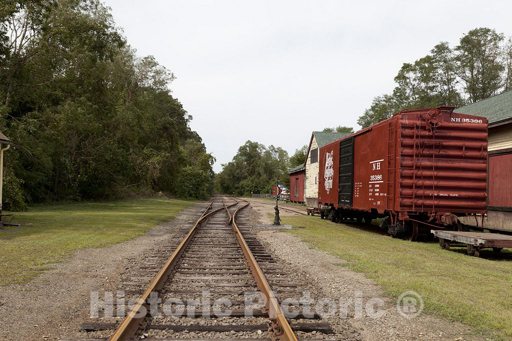 Lyme, CT Photo - Train Yard, Goodspeed, Connecticut