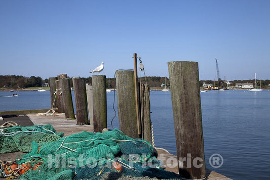 Connecticut Photo - Connecticut Harbor Looking Out to The Long Island Sound