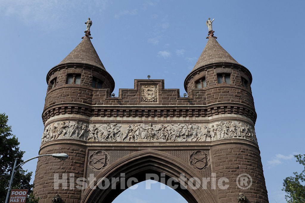 Hartford, CT Photo - Soldiers & Sailors Arch in Bushnell Park in Hartford, Connecticut