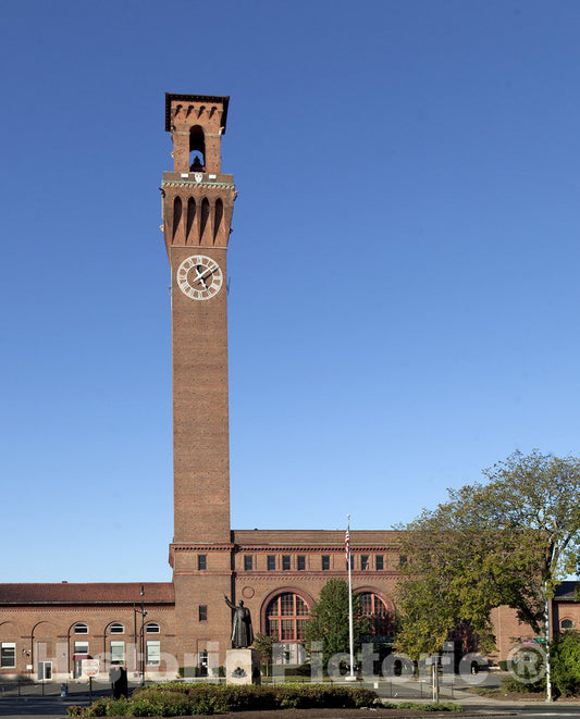 Waterbury, CT Photo - Union Station Train Depot in Waterbury, Connecticut
