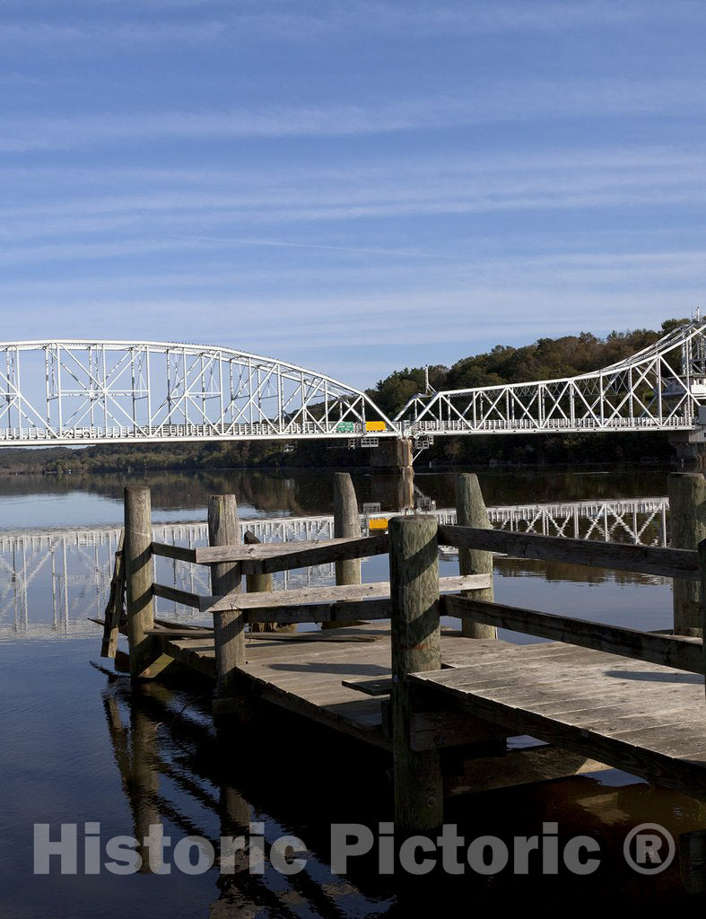 East Haddam, CT Photo - East Haddam Bridge Over The Connecticut River, East Haddam, Connecticut