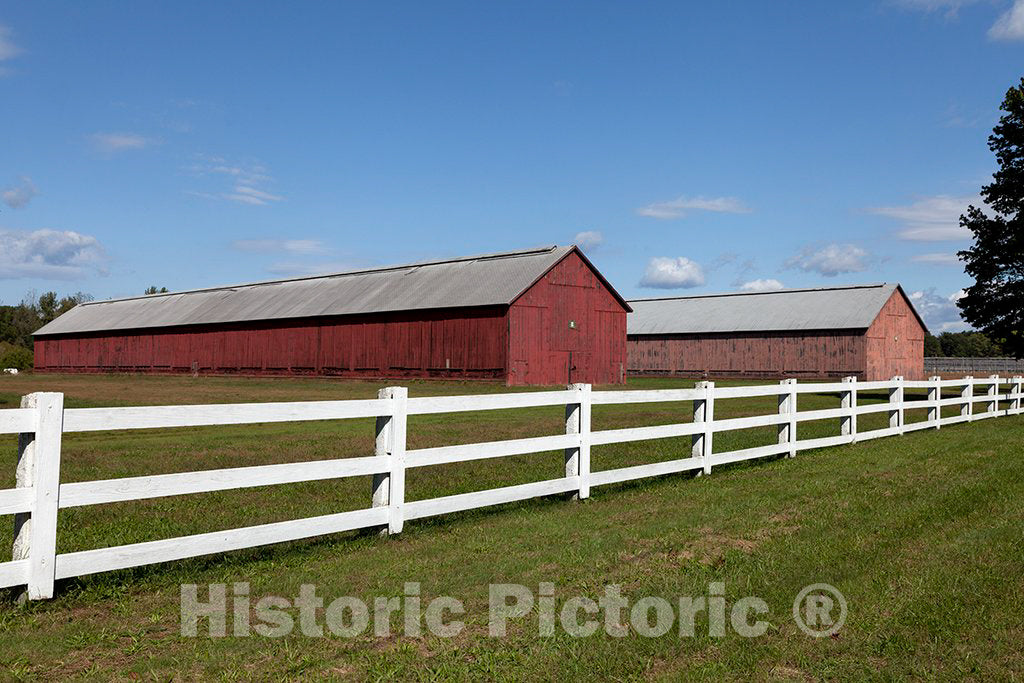 Photo- Tobacco barns in Windsor, Connecticut 9 Fine Art Photo Reproduction