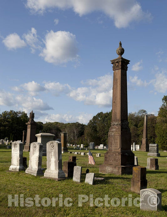 Photo - West Suffield Cemetery, Connecticut- Fine Art Photo Reporduction