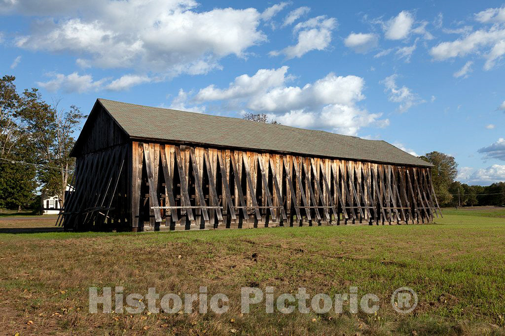 Photo- Tobacco barns in Suffield, Connecticut 4 Fine Art Photo Reproduction