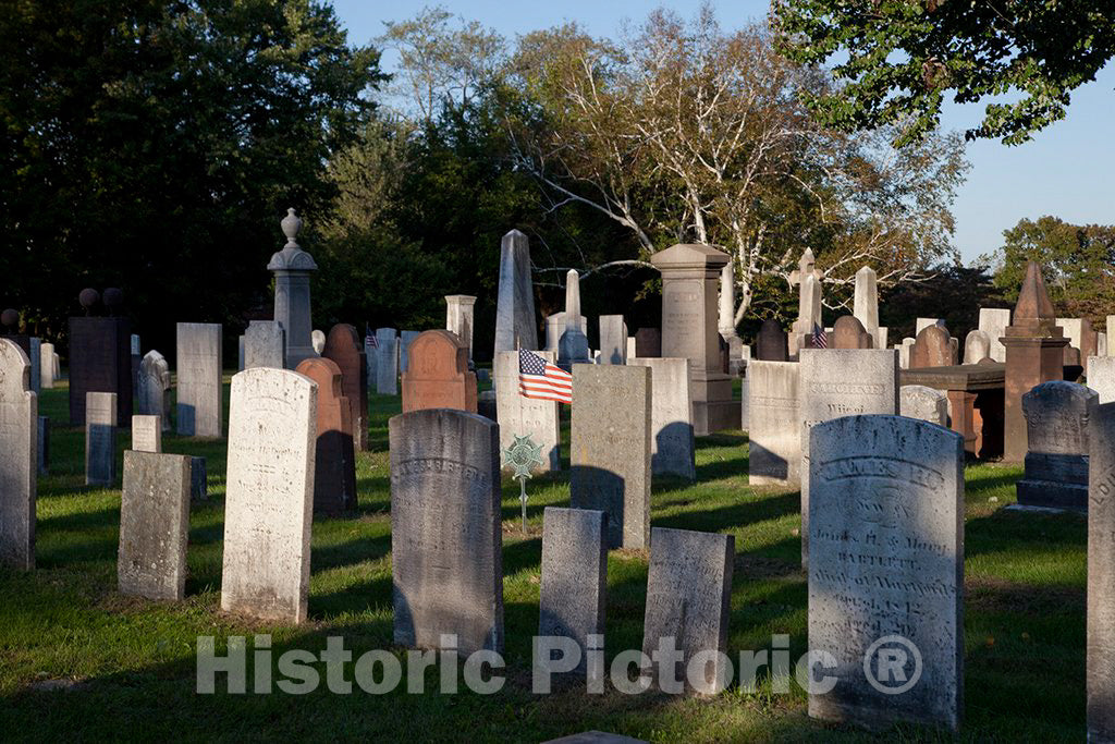 Photo- Enfield Street Cemetery in Thompsonville, Connecticut 1 Fine Art Photo Reproduction