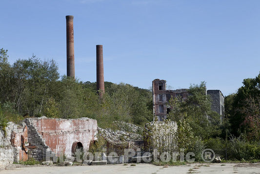 Sprague, CT Photo - Industrial Scene in Sprague, Connecticut