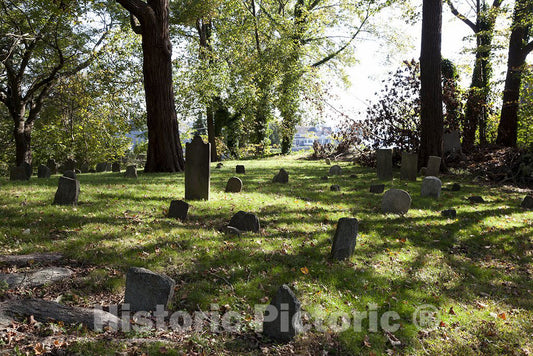 Greenwich, CT Photo - Old Burying Ground at Byram Shore, Greenwich, Connecticut
