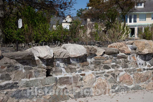 Photo - Stone Fences in Old Greenwich, Connecticut- Fine Art Photo Reporduction