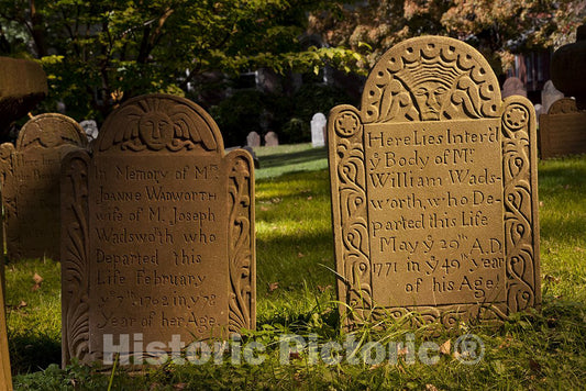 Hartford, CT Photo - Ancient Cemetery, Hartford, Connecticut
