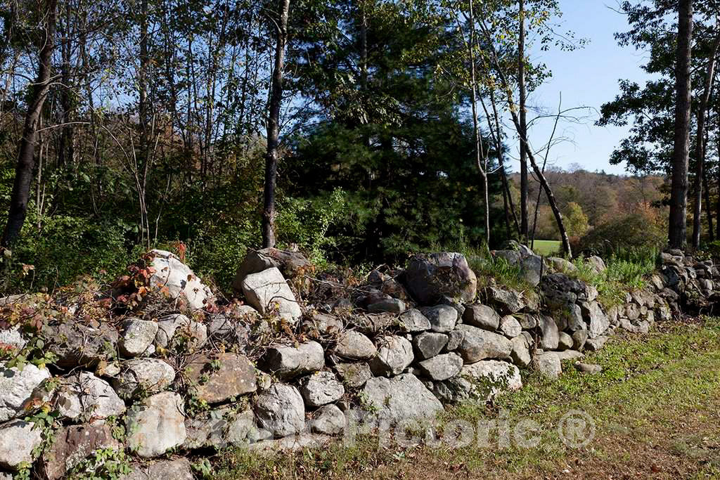 Photo - Stone fence in Litchfield, Connecticut- Fine Art Photo Reporduction