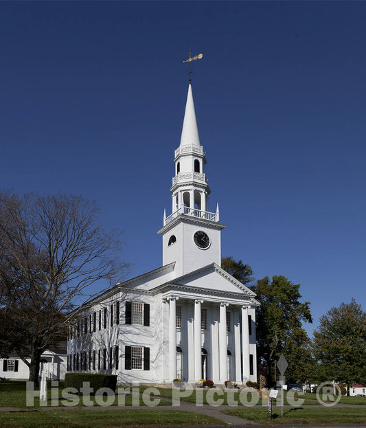 Photo - First Congregational Church, Litchfield, Connecticut- Fine Art Photo Reporduction
