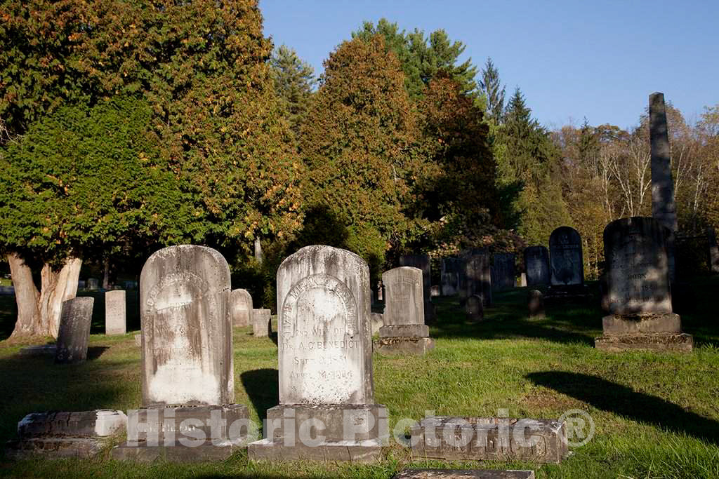 Photo - Cornwall Cemetery, Cornwall, Connecticut- Fine Art Photo Reporduction