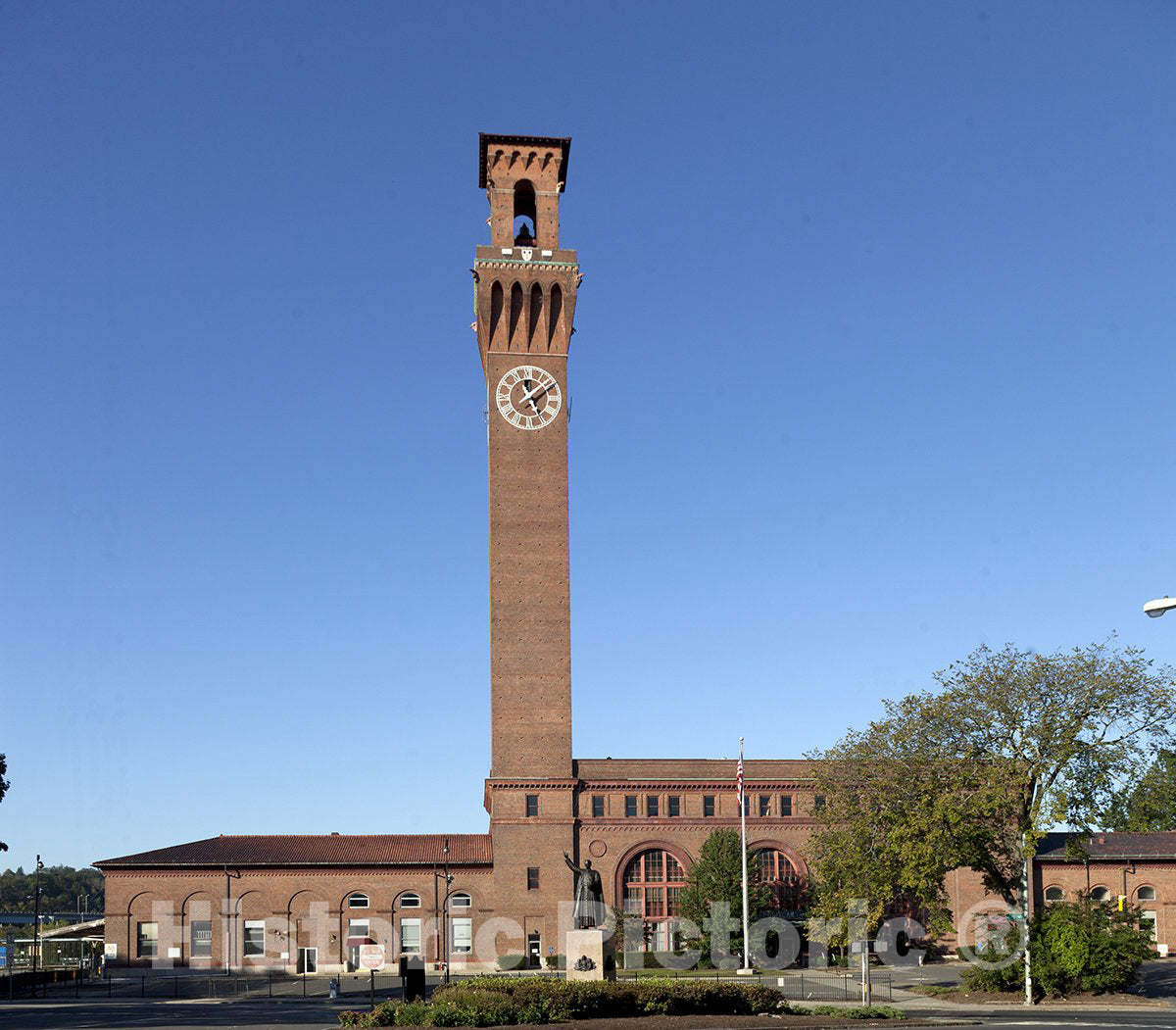 Waterbury, CT -Photo - Union Station Train Depot in Waterbury, Connecticut