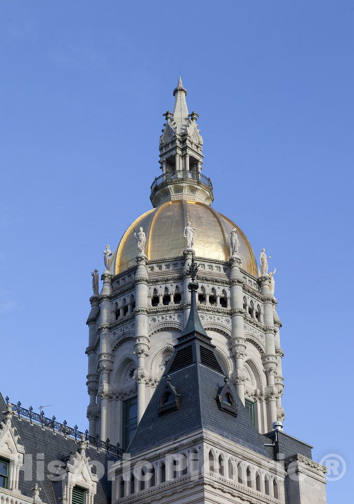 Hartford, CT Photo - The Capitol of Connecticut Located in Hartford