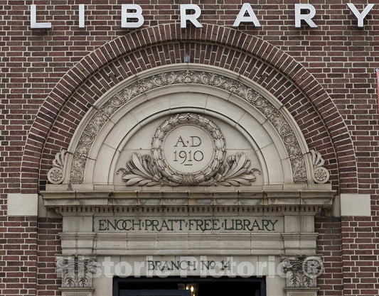 Baltimore, MD Photo - Forest Park Branch of The Enoch Pratt Free Library, Baltimore, Maryland