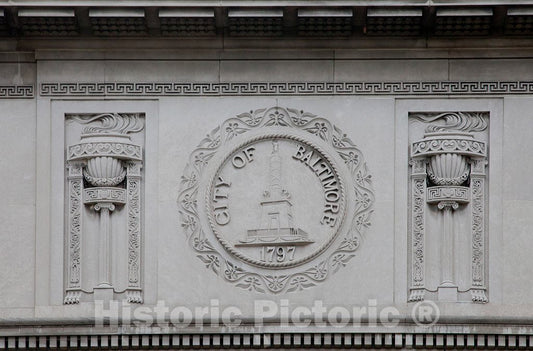 Photo- The Enoch Pratt Free Library, Located in Baltimore, Maryland, is one of The Oldest Free Public Libraries in The United States 1 Fine Art Photo Reproduction