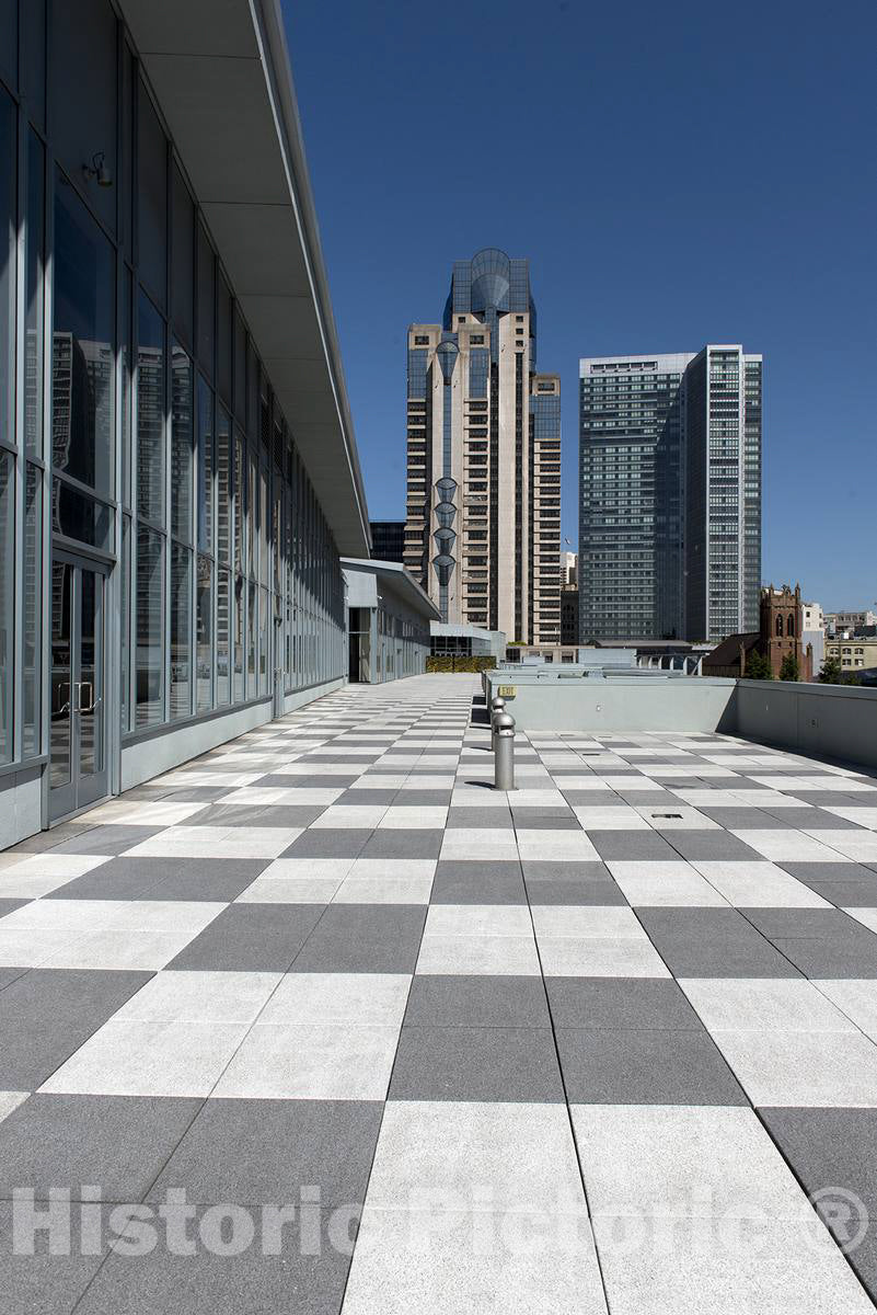 Photo- Sky View from The Moscone Center Patio, San Francisco, California 1 Fine Art Photo Reproduction