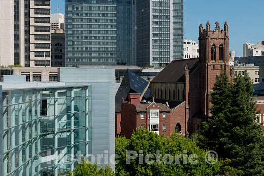 Photo- Sky View from The Moscone Center Patio, San Francisco, California 2 Fine Art Photo Reproduction