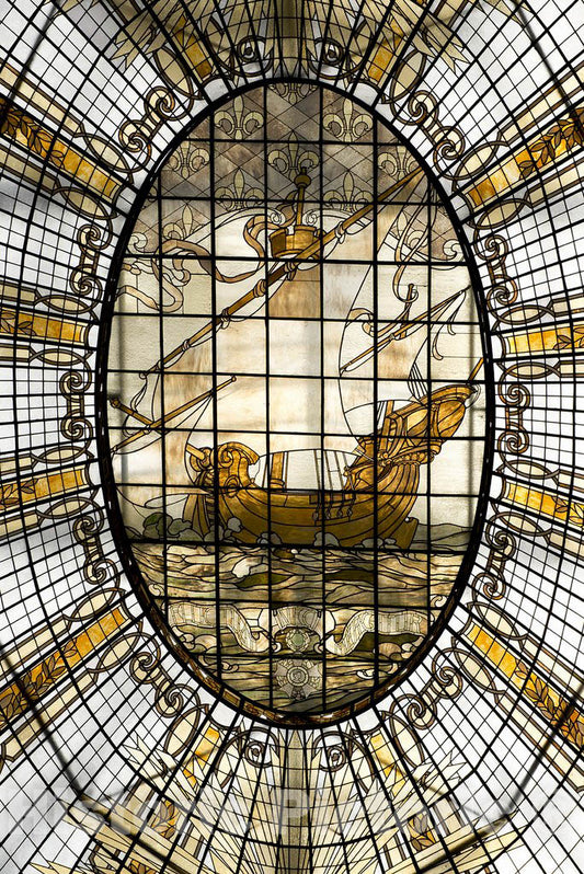San Francisco, CA Photo - Stained Glass in Neiman Marcus Store, San Francisco, California