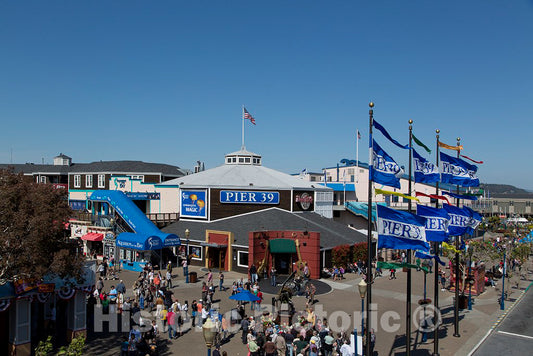 Photo - Fisherman's Wharf, Pier 39, San Francisco, California- Fine Art Photo Reporduction