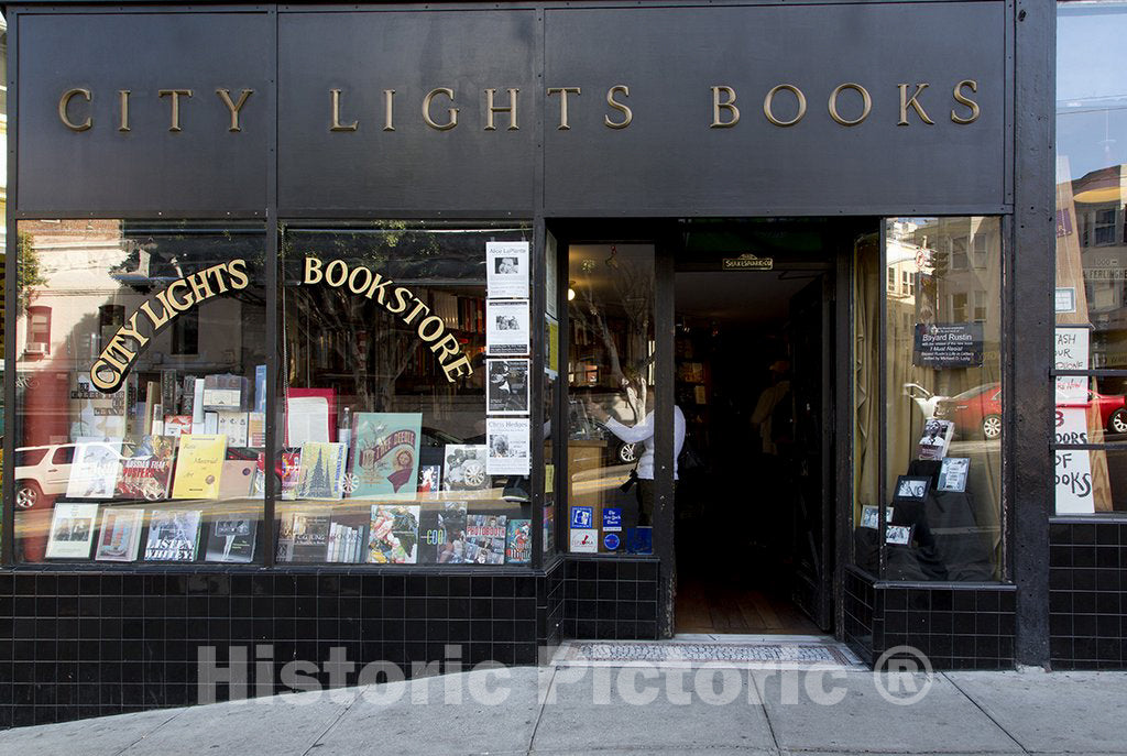 San Francisco, CA Photo - City Lights Bookstore, San Francisco, California
