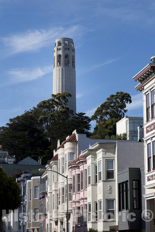 Photo- Coit Tower, San Francisco, California 2 Fine Art Photo Reproduction