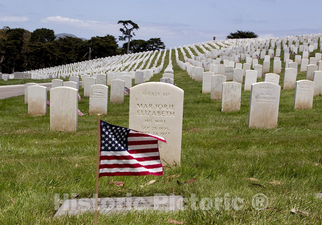 San Francisco, CA Photo - Presidio National Cemetery, San Francisco, California