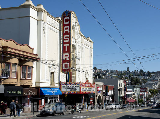 San Francisco, CA Photo - The Castro District, a Neighborhood in Eureka Valley in San Francisco, CA