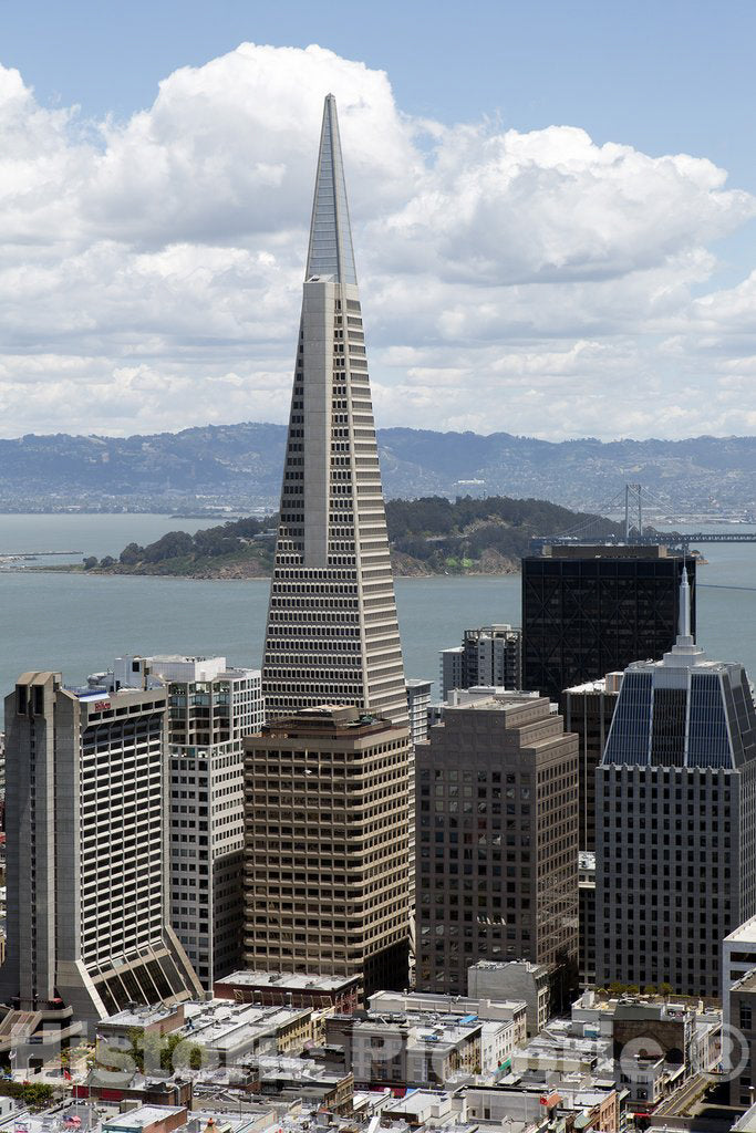 San Francisco, CA Photo - View of San Francisco from Mark Hopkins Intercontential Hotel on Nob Hill in San Francisco, California