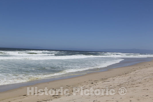 Monterey Peninsula, CA Photo - Beach in Vicinity of Monterey Peninsula, California