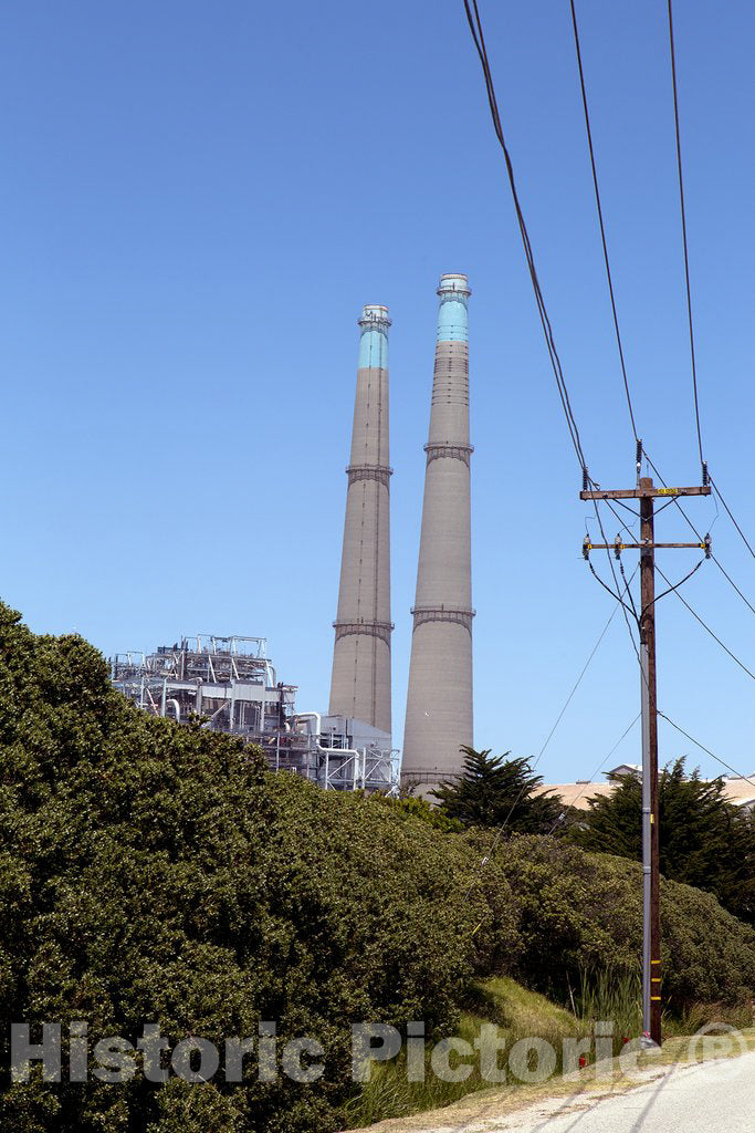 California Photo - Power Plant, Moss Landing, California