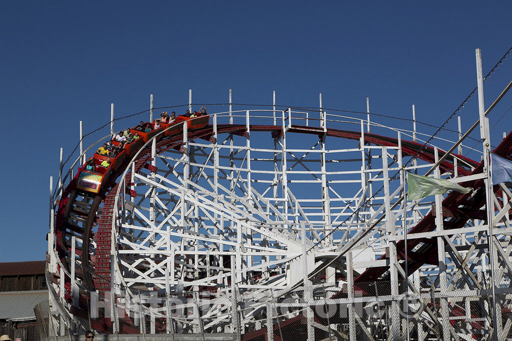 Santa Cruz, CA Photo - Roller Coaster in Santa Cruz, The County seat and Largest City of Santa Cruz County, California