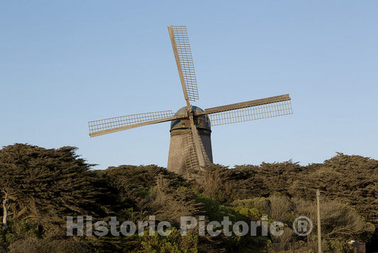 San Francisco, CA Photo - Dutch-Style Windmills, Golden Gate Park, San Francisco, California